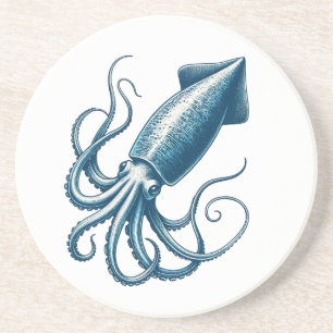 Tintenfisch Nautical Untersetzer