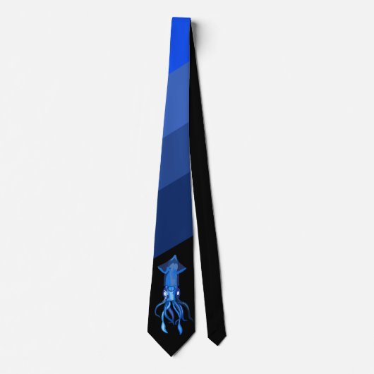 Tintenfisch Neck Tie Krawatte (Vorderseite)