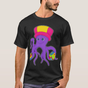 Tintenfisch Ostern Ostereier T-Shirt