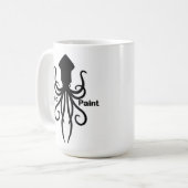 Tintenfisch Paint Kaffeetasse (Vorderseite Links)