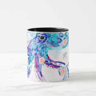 Tintenfisch Pastell im Traum Tasse
