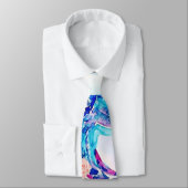 Tintenfisch-Pastellfisch Krawatte (Gebunden)