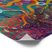 Tintenfisch Poster (Ecke)