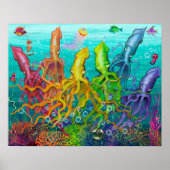 Tintenfisch Poster (Vorne)