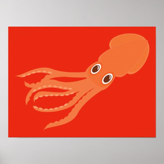 Tintenfisch Poster (Vorne)