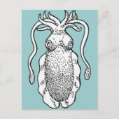 Tintenfisch Postkarte (Vorderseite)