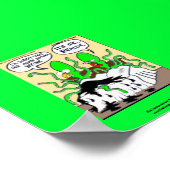 Tintenfisch Premanisation Ejaculation Funny Poster (Ecke)