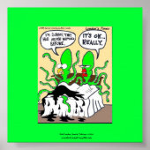 Tintenfisch Premanisation Ejaculation Funny Poster (Vorne)