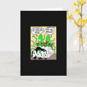 Tintenfisch Premanture Ejaculation Funny Grußkarte Karte (Gelbe Blume)