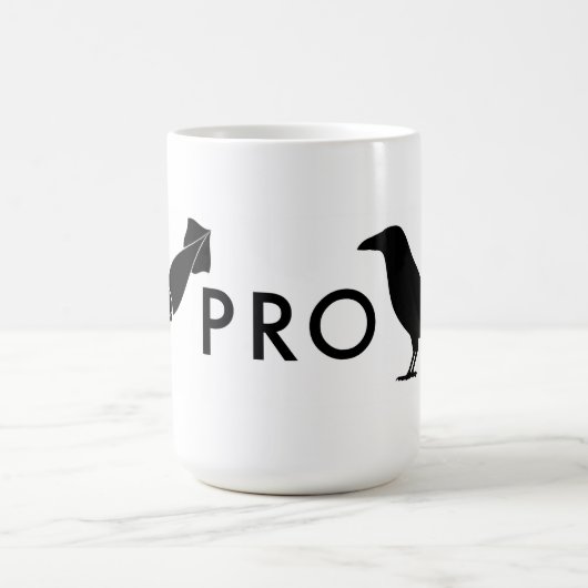 Tintenfisch Pro Crow Kaffeetasse (Mittel)