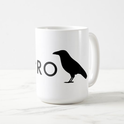 Tintenfisch Pro Crow Kaffeetasse (VorderseiteRechts)