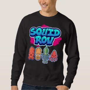 Tintenfisch Row Octopus Tintenfische Tintenfisch 1 Sweatshirt
