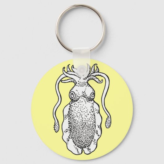 Tintenfisch Schlüsselanhänger (Vorderseite)