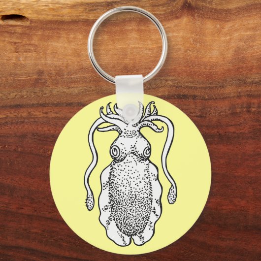 Tintenfisch Schlüsselanhänger (Vorderseite)