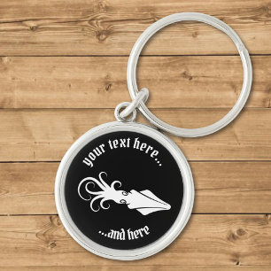 Tintenfisch Schlüsselanhänger