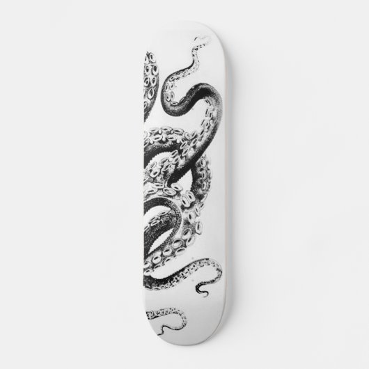 Tintenfisch Skateboard (Vorderseite)