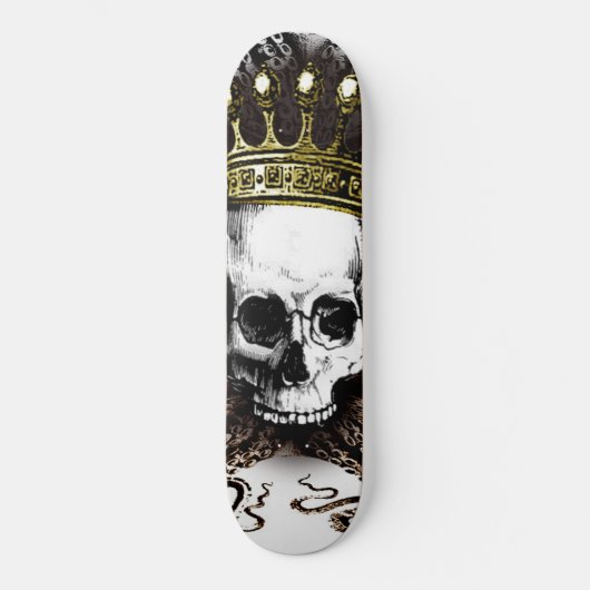 Tintenfisch Skull King Skateboard (Vorderseite)