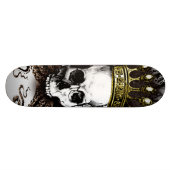 Tintenfisch Skull King Skateboard (Horizontal)