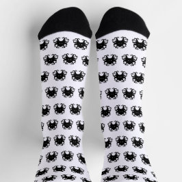 Tintenfisch-Socken - S/W - Unisex Socken