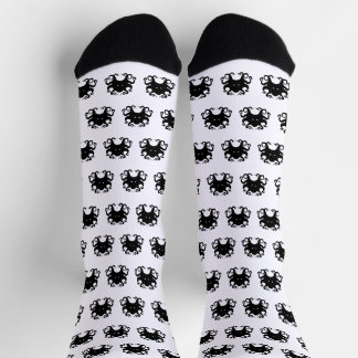 Tintenfisch-Socken - S/W - Unisex Socken