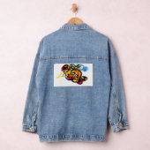 Tintenfisch-Spaß Jeansjacke (Hangar)