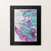 Tintenfisch Spritzer schwer anstrengend farbig Puzzle (Vertikal)