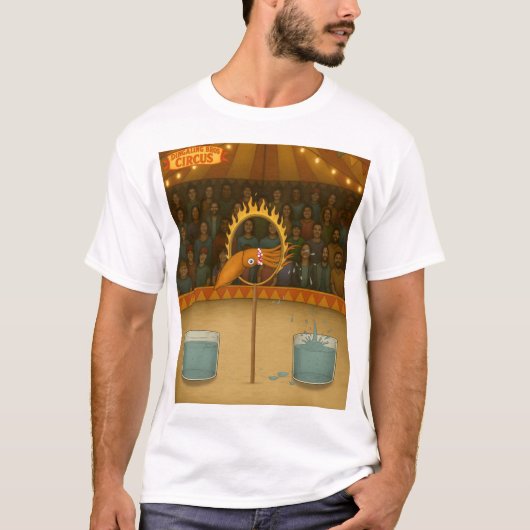 Tintenfisch Spritzig T-Shirt (Vorderseite)