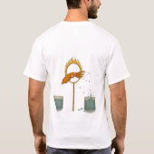 Tintenfisch Spritzig T-Shirt (Rückseite)