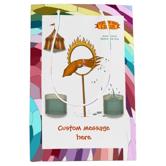 Tintenfisch Squirty Mittlere Geschenktüte (Vorderseite)