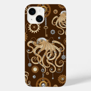 Tintenfisch Steampunk Retro Mechanische Fantasie Case-Mate iPhone 14 Hülle
