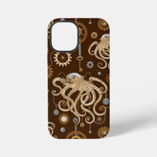 Tintenfisch Steampunk Retro Mechanische Fantasie iPhone 12 Mini Hülle