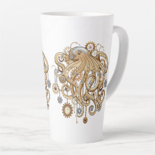 Tintenfisch Steampunk Retro Mechanische Fantasie Milchtasse