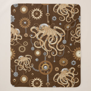 Tintenfisch Steampunk Retro Mechanische Fantasie Sherpadecke