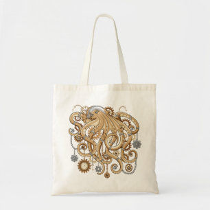 Tintenfisch Steampunk Retro Mechanische Fantasy Tragetasche
