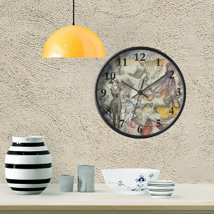 Tintenfisch Strand Antik Coastal Steampunk Uhr