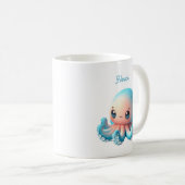 Tintenfisch-Tassen Kaffeetasse (VorderseiteRechts)