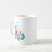 Tintenfisch-Tassen Kaffeetasse (Vorderseite Links)