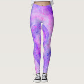 Tintenfisch Tentacles Lila Octopus Leggings (Vorderseite)