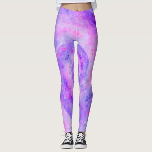 Tintenfisch Tentacles Lila Octopus Leggings (Vorderseite)