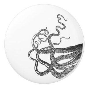 Tintenfisch Tentakel Kraken Cthulhu Vintage Ku Keramikknauf