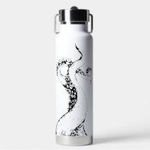 Tintenfisch Tentakel Wasserflasche