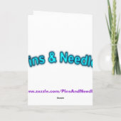 Tintenfisch-Triplets zum Geburtstag Karte (Rückseite)