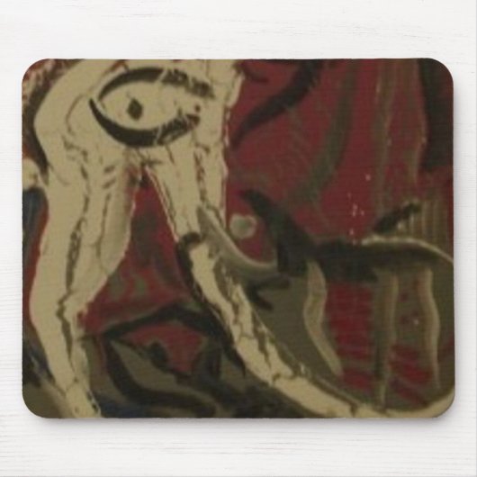 Tintenfisch Tropfen Mousepad (Vorne)