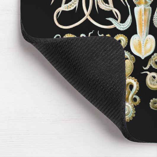 Tintenfisch u. Krake Mousepad (Ecke)