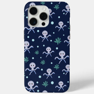 Tintenfisch unter dem Meer Kinder Muster Case-Mate iPhone Hülle