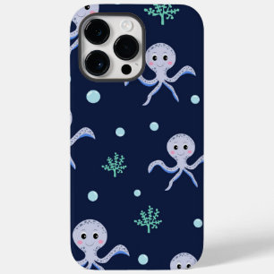 Tintenfisch unter dem Meer Kinder Muster Case-Mate iPhone 14 Pro Max Hülle
