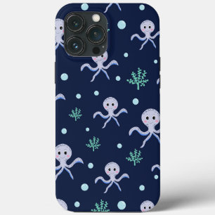 Tintenfisch unter dem Meer Kinder Muster Case-Mate iPhone Hülle