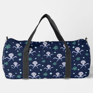 Tintenfisch unter dem Meer Kinder Muster Duffle Bag