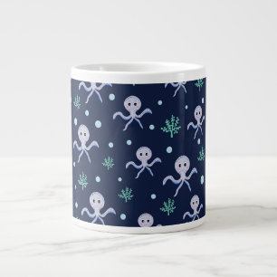 Tintenfisch unter dem Meer Kinder Muster Jumbo-Tasse