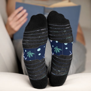 Tintenfisch unter dem Meer Kinder Muster Socken